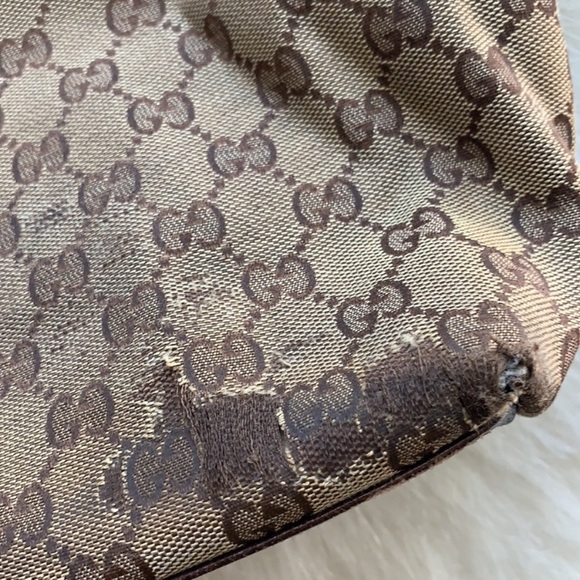 Vintage Gucci | brown monogram open top tote bag - Picture 7 of 16